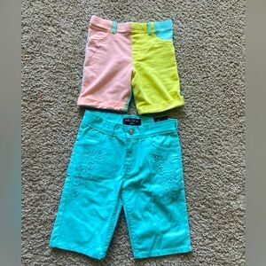 Girls size 7 shorts set